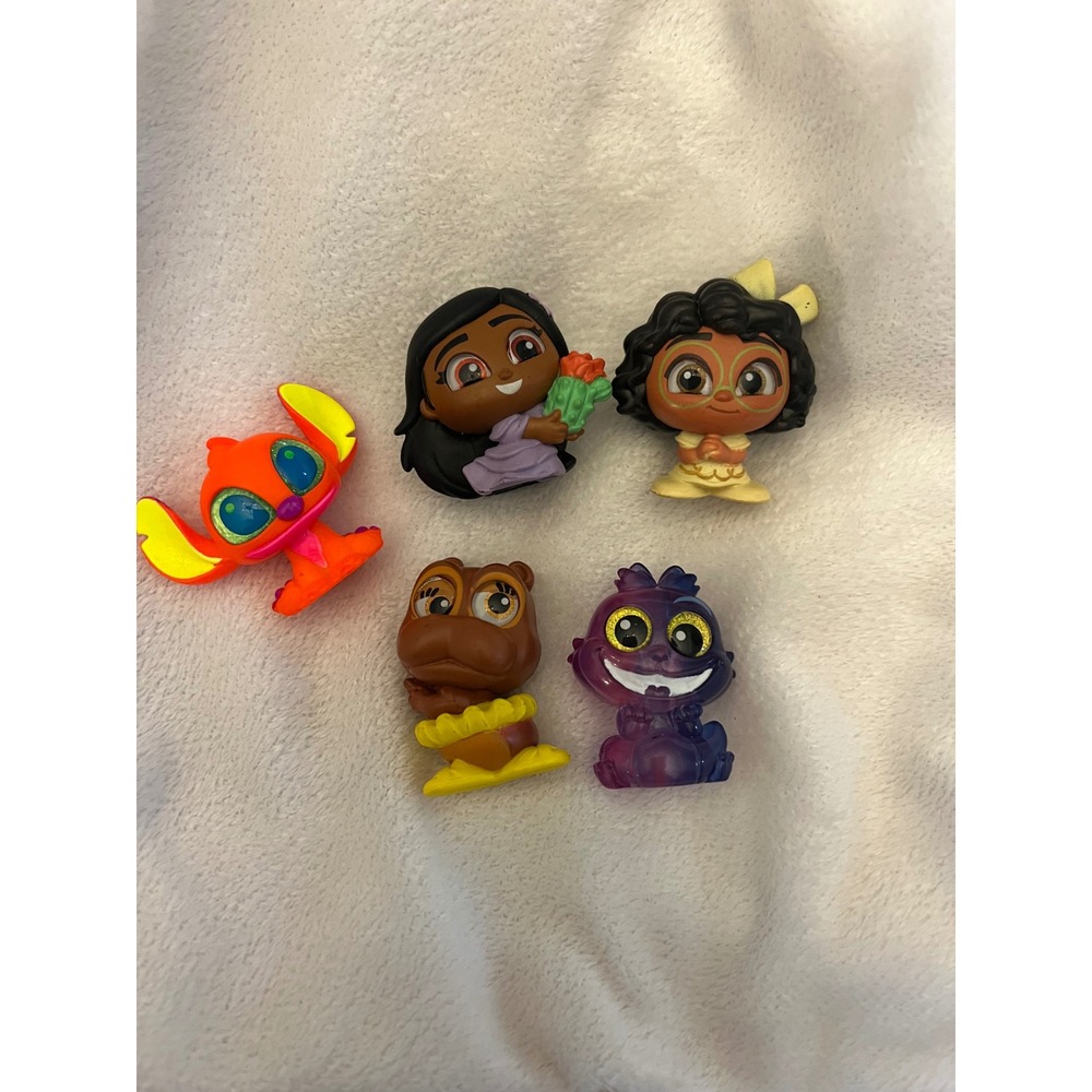 Disney Doorables Lot of 5 Stitch Encanto Mirabel Isabela Cheshire Cat Figures
